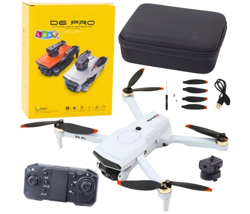 Drone D6 PRO Camera LED Lights App Light Gray