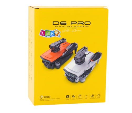 Drone D6 PRO Camera LED Lights App Light Gray