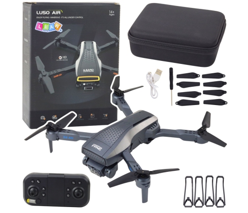 Drone LU50 Air Dual Camera HD MV Video LED Lights App