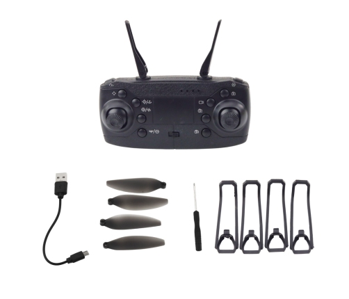 Drone Y329 HD Camera WIFI LED Lights App Black Carbon