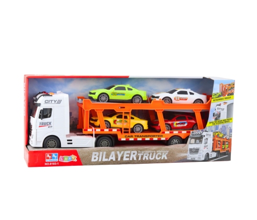 Lora Truck Tow Truck Set 4 Cars Opening Doors Lights Sounds