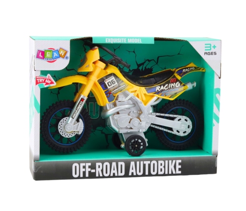 Off-Road Cross Bike Drive Lights Sounds Yellow