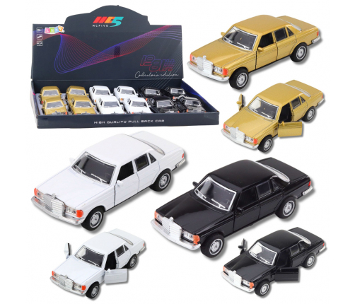 Classic Car Metal Motorized Lights Sounds Opening Doors Mix