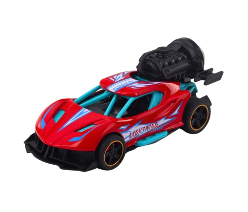 Sports Car With Lights, Sounds, Smoke Effect 1:36 Mix