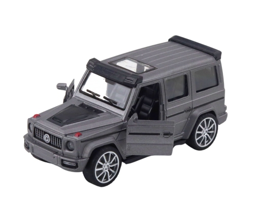 Off-road SUV Car Metal Pull-Back Drive Opening Doors Mix