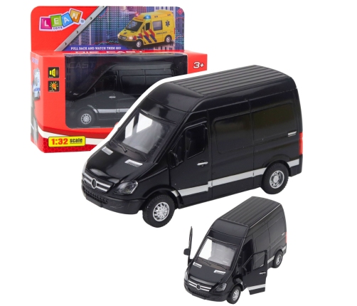 Metal Sounds Delivery Truck Black