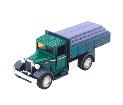 Classic Metal Truck Pull Back Lights Sounds