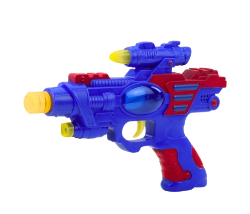Space Gun Weapon Red Blue Lights Sounds