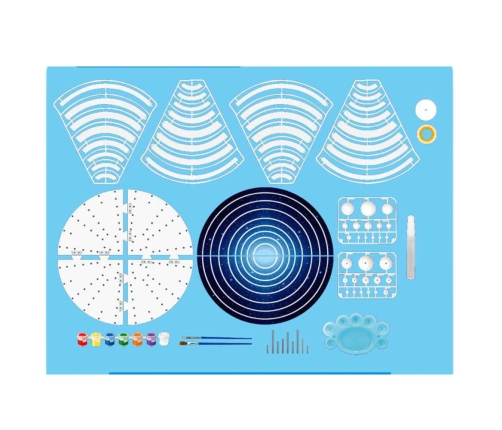 DIY Solar System Planets Plastic Educational Kit