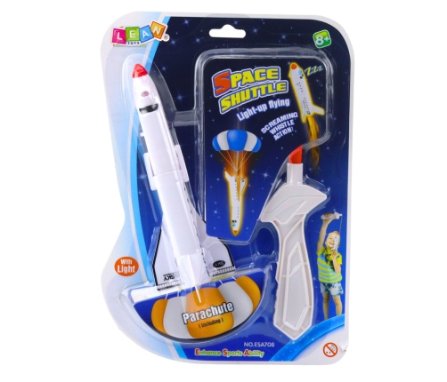 Spaceship With Parachute Slingshot Light Arcade Sports Game