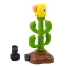 Water Toy Cactus With Parrot Rotating 360° Green