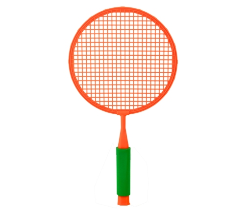 Badmintonschläger-Set: 2 Schläger, 2 große Federbälle und ein Ball