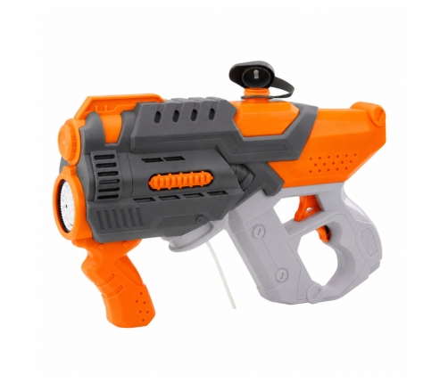 Electric Water Gun Soap Bubbles 2in1 Gray Blue