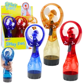 Portable Fan with Battery-Operated Spray Mix