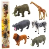 Set of Mini Figures Wild Animals Giraffe Zebra Lion 6-8cm 6pcs Set of Mini Figures Wild Animals Giraffe Zebra Lion 6-8cm 6pcs