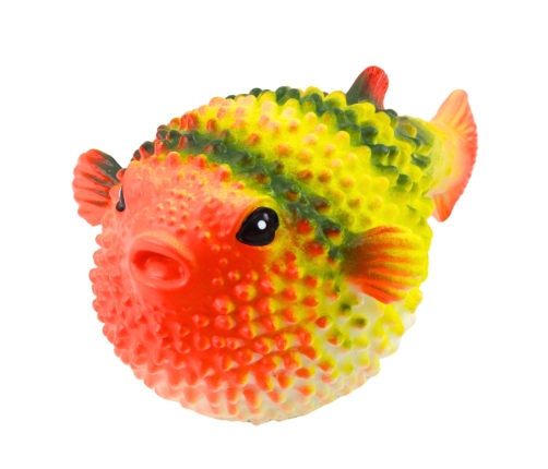 Set of Figures Sea Animals Crab Starfish Squid Ammonite 5pcs.