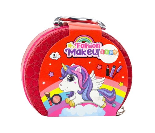 Nail Makeup Beauty Set in a Red Cosmetic Bag