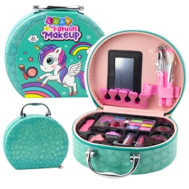 Nail Makeup Beauty Set in Turquoise Cosmetic Bag