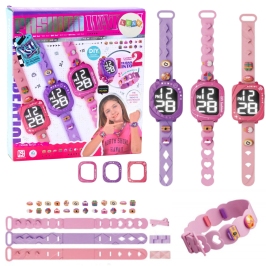DIY Watch For Kids Interchangeable Adjustable Bands Decorative Beads