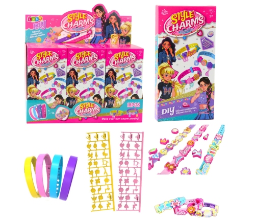 DIY Bracelet Set Animal Charms 4 Adjustable Bracelets