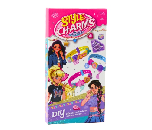 DIY Bracelet Set Animal Charms 4 Adjustable Bracelets