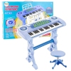 Electronic Piano for Children with Microphone 37 Keys Blue