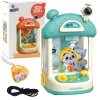 Blue Plush Toy Ball Catcher Machine for Kids