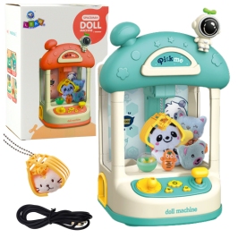 Blue Plush Toy Ball Catcher Machine for Kids Blue Plush Toy Ball Catcher Machine for Kids