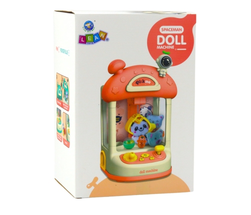 Blue Plush Toy Ball Catcher Machine for Kids