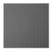 Construction Board for Building Blocks Gray 25.5x25.5 cm