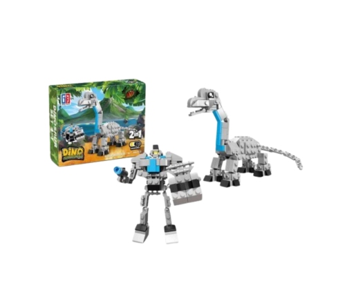 Dinosaur Robot 2in1 Construction Blocks 50-70 pcs Mix