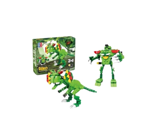 Dinosaur Robot 2in1 Construction Blocks 50-70 pcs Mix