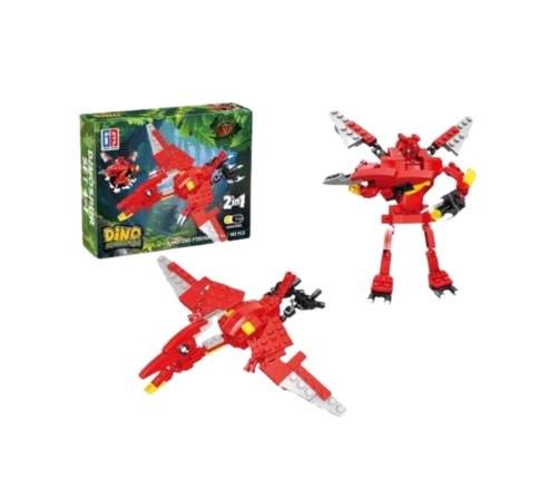 Dinosaur Robot 2in1 Construction Blocks 50-70 pcs Mix