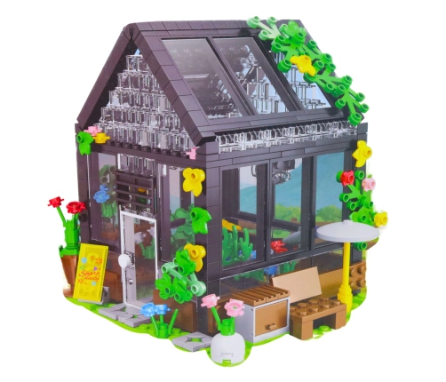 Mini Greenhouse Garden House Construction Blocks 588 pcs.