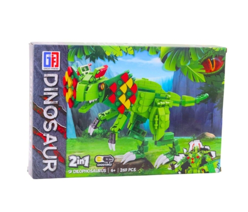 Dilophosaurus Dinosaur Building Blocks Green 269 pcs.