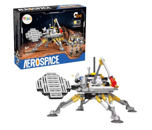 Construction Bricks Mars Lander Space Robot 2in1 146 pcs.
