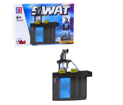 Construction Bricks Vehicles Transport SWAT 2in1 92-117 pcs.