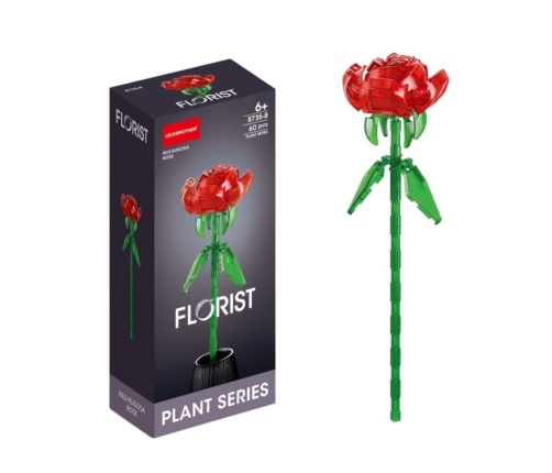 Flower Construction Blocks Compositions 60-150 pcs Mix