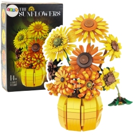 Construction Blocks Flowers Sunflowers in a Vase 1009 pcs. Construction Blocks Flowers Sunflowers in a Vase 1009 pcs.