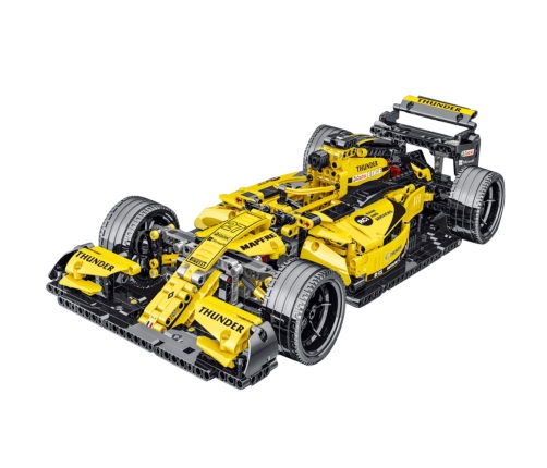 Construction Bricks Race Car R.S.18 Yellow 1:10 1093 pcs.