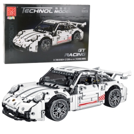 Building Blocks GT Racing Car White 1:14 1268 pcs.