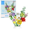 Construction Blocks Decorative Bouquet of Colorful Flowers 854 pcs. Construction Blocks Decorative Bouquet of Colorful Flowers 854 pcs.
