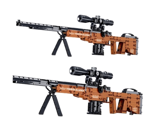 Building Blocks AWM Sniper Rifle Shooting Function 1594 pcs.