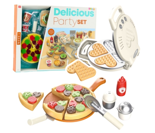 Pizza Waffle Set with Add-ons Kitchen Accessories for Kids
