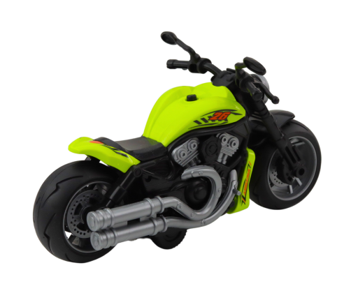 Battery Operated Toy Motorcycle Lights Sounds Green