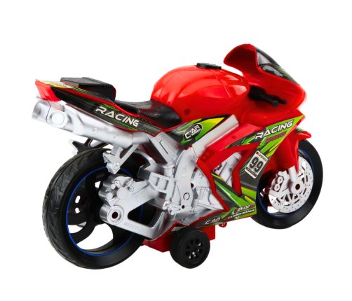 Racing Bike Racer Drive Lights Sounds Red