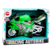 Racing Bike Racer Drive Lights Sounds Green
