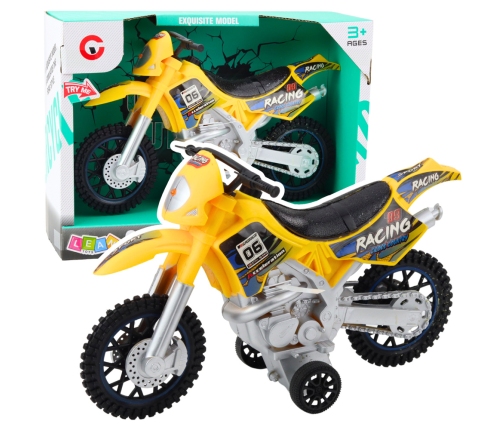 Motocross Off-Road Drive Lights Sounds Yellow