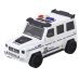 Police Off-Road Car With Friction Drive, Opening Track, White