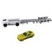 Police Off-Road Car With Friction Drive, Opening Track, White